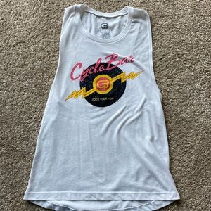 Cyclebar “rock your ride” retro tank